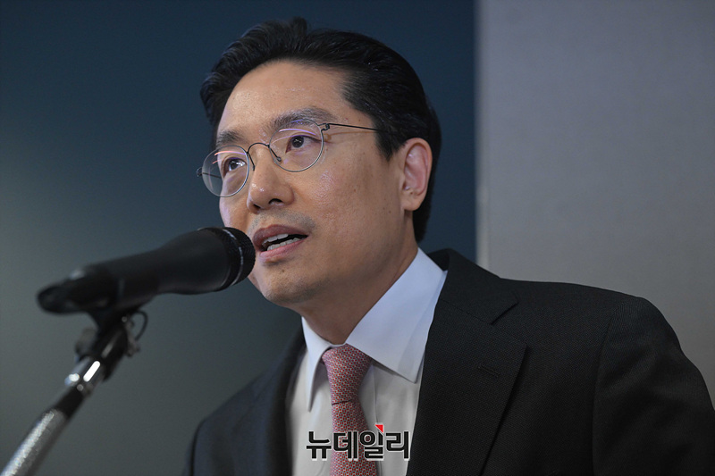 ▲ 전인석 삼천당제약 대표이사 사장. 사진=서성진 기자 260406 ⓒ뉴데일리