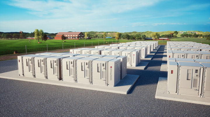 ▲ LG에너지솔루션 ESS 배터리 컨테이너 제품.ⓒLG에너지솔루션