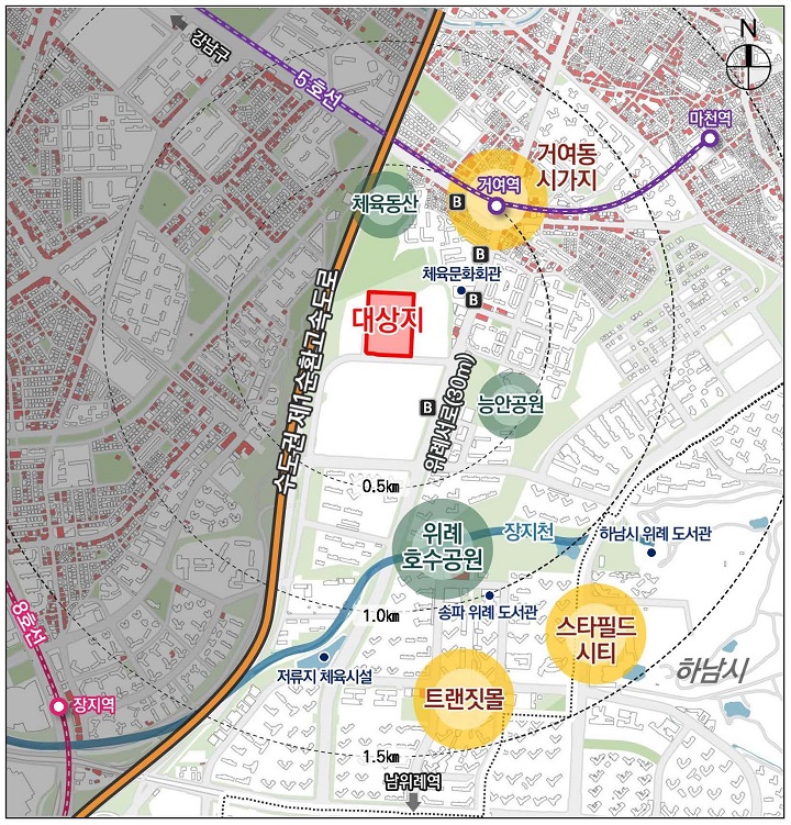 ▲ 위례 업무용지 이미지.ⓒLH
