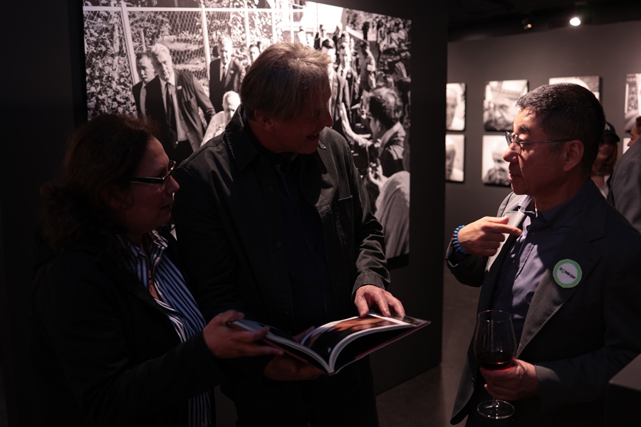 ▲ 빈 사진전 개막식 모습.ⓒ상명대