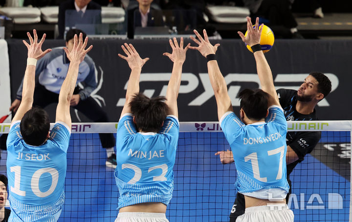 ▲ 현대캐피탈이 챔피언결정전에서 2연패 뒤 2연승을 거두며 승부를 원점으로 돌렸다.ⓒ뉴시스 제공