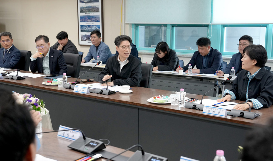 ▲ 농자재 수급 상황 점검_송미령 농림축산식품부 장관 남해화학 비료 수급상황 점검ⓒ전라남도 제공