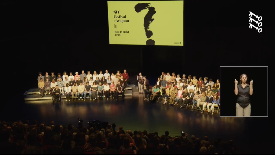 ▲ '제80회 아비뇽 페스티벌' 프로그램 발표 전경.ⓒ아비뇽 페스티벌 홈페이지