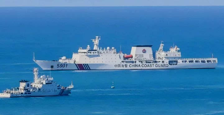 ▲ 3월 29일 남중국해 영유권 분쟁해역 순찰하는 중국군ⓒ뉴시스