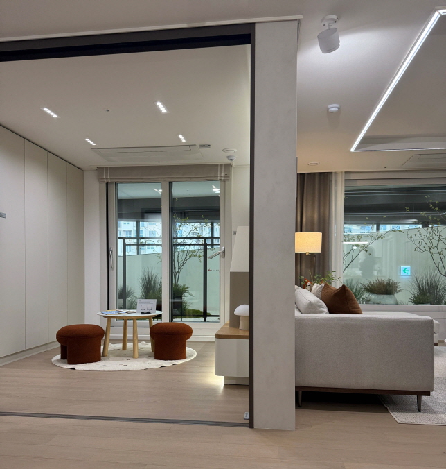 ▲ 래미안 엘라비네에 첫 적용 예정인 넥스트 마루. ⓒ삼성물산 건설부문