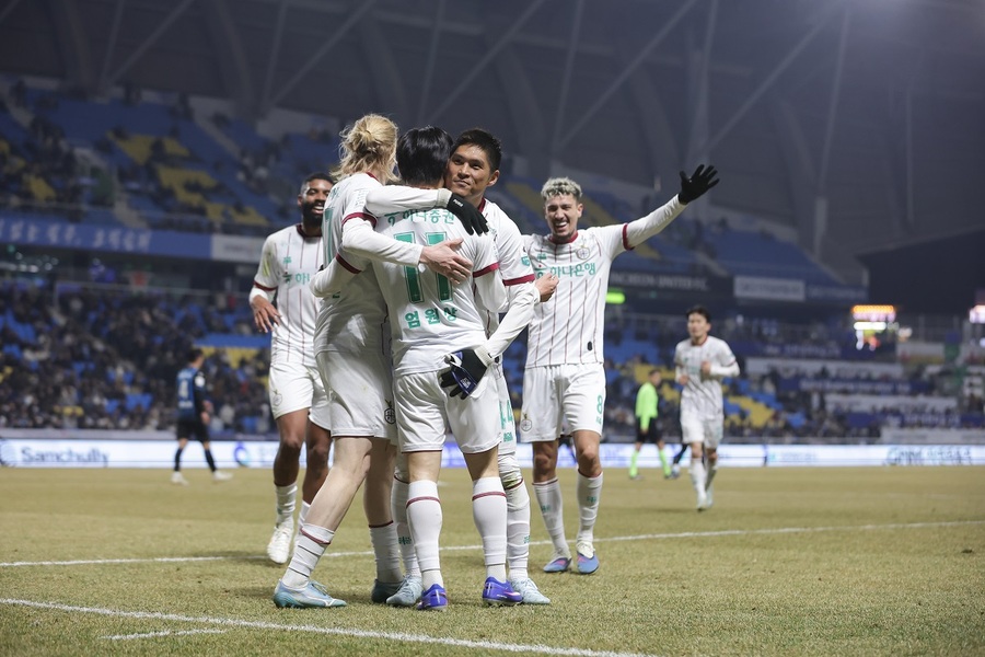 ▲ 리그 6위로 밀려난 우승 후보 대전이 강원을 상대로 분위기 반전을 노린다.ⓒ한국프로축구연맹 제공