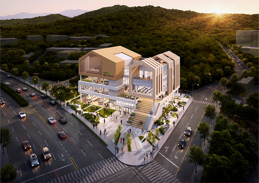 ▲ 내년 상반기 개관을 목표로 공사가 진행중인 남양주시 별내노인복지관 예정 조감도 ⓒ남양주시 제공