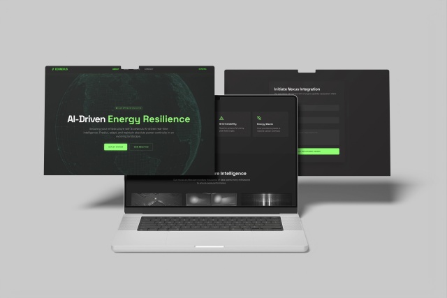 ▲ 인공지능(AI) 기술을 활용해 제작한 중소기업 홈페이지. ⓒ수원시 제공