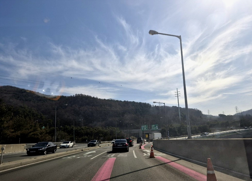 ▲ 공사가 완료된 화도IC 진입램프 구간 ⓒ남양주시 제공