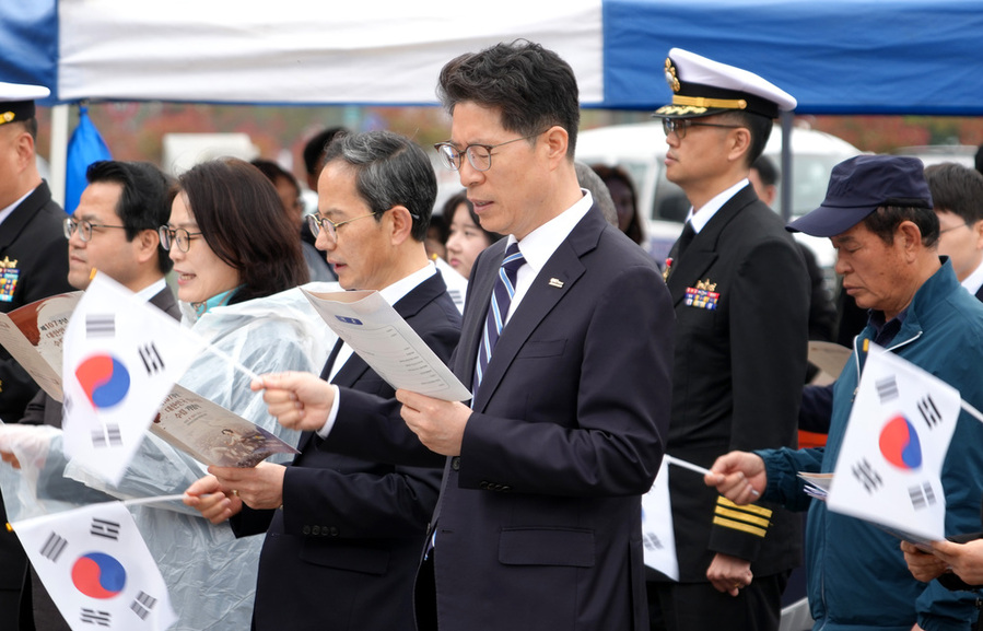 ▲ 대한민국임시정부수립 기념식ⓒ전라남도 제공
