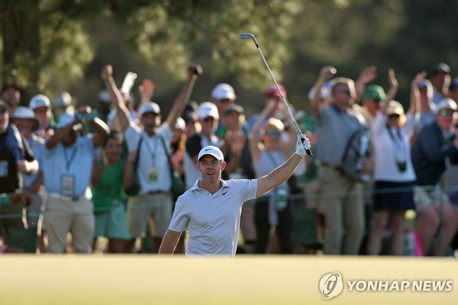 ▲ 매킬로이가 마스터스 2라운드에서 단독 선두로 올라섰다.ⓒ연합뉴스 제공