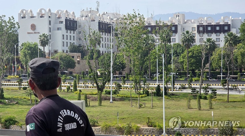 ▲ '미·이란 종전 협상' 열린 파키스탄 세레나 호텔.ⓒ연합뉴스.