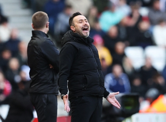 ▲ 데 제르비 토트넘 감독 데뷔전에서 선덜랜드에 0-1로 패배했다.ⓒ연합뉴스 제공