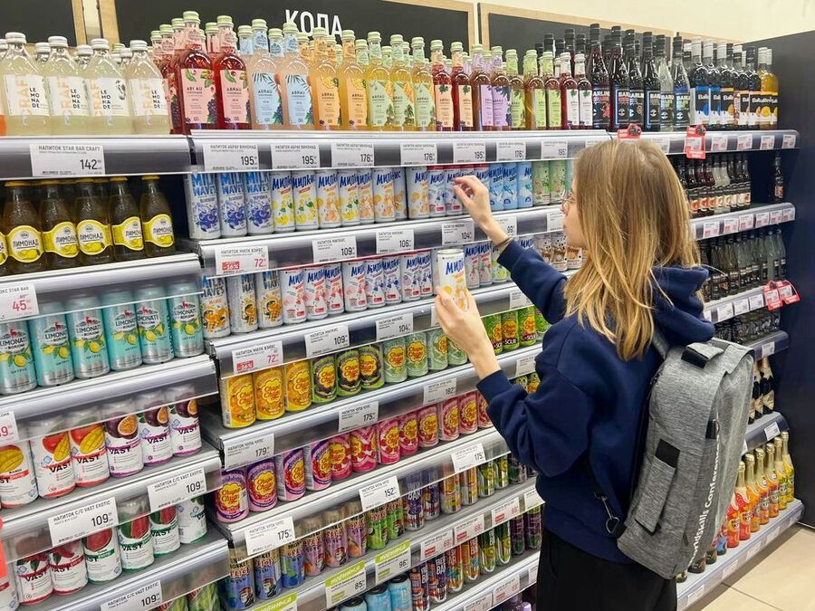 ▲ 러시아에서 판매되고 있는 밀키스ⓒ롯데칠성음료