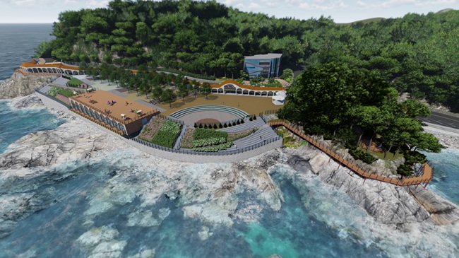 ▲ 해파랑 감성공원 조감도. ⓒ삼척시