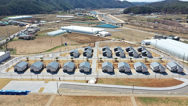 ▲ 물야면경북형작은정원 전경.ⓒ봉화군