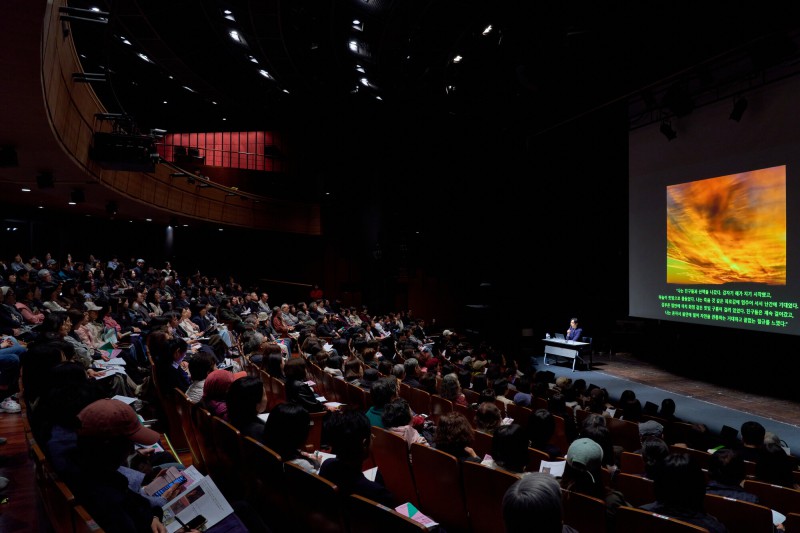 ▲ 지난 9일 진행된 '예술과 인간의 내면' 36차 두산아트스쿨 미술.ⓒ두산아트센터