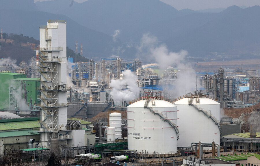 ▲ 여수 석유화학단지.ⓒ연합뉴스