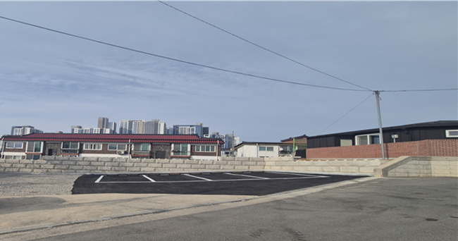 ▲ 청학동 임시주차장 모습. ⓒ속초시