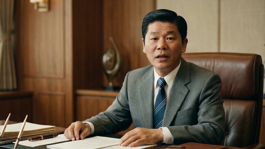 ▲ SK그룹 창립 73주년을 맞아 제작된 영상에서 인공지능(AI)으로 재현된 최종건 창업회장ⓒSK