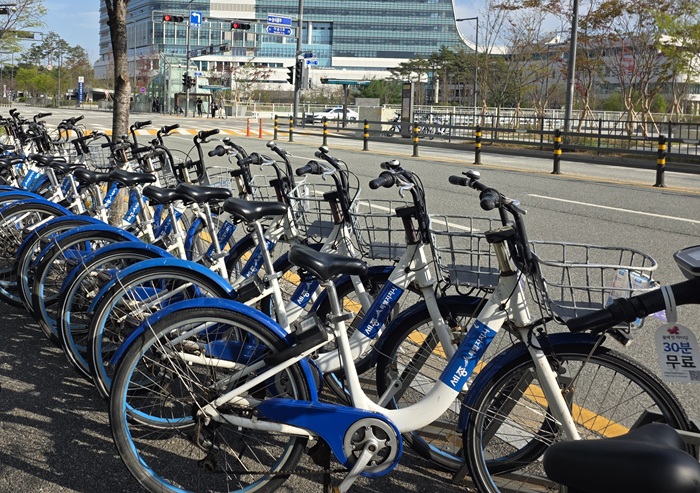 ▲ 세종 공영자전거 ‘어울링’모습.ⓒ세종도시교통공사
