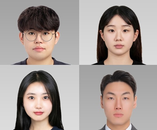 ▲ X205 팀. 왼쪽 위부터 시계방향으로 박종호, 최윤서, 임동준, 김지윤 학생.ⓒ서강대