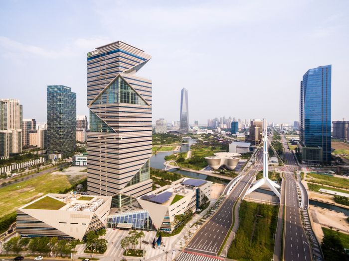 ▲ 인천경제자유구역청사인 G타워 전경 ⓒ 인천경제자유구역청 제공