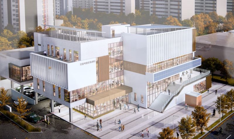 ▲ 아산 The새로이센터 조감도.ⓒ아산시