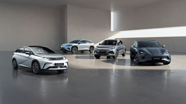 ▲ BYD 코리아 대표차량.ⓒBYD