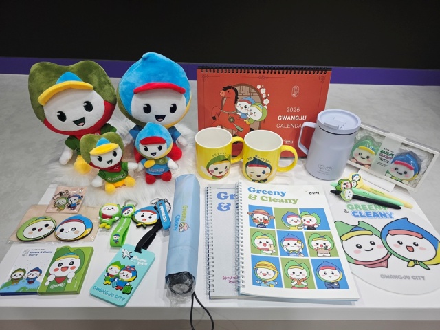 ▲ 광주시 공식 캐릭터인 ‘그리니와 크리니’. ⓒ광주시 제공