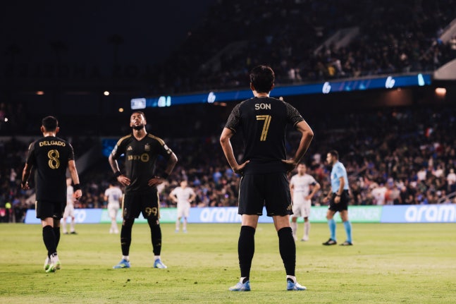 ▲ 손흥민이 침묵했지만 LA는 북중미 챔피언스컵 4강에 올라섰다.ⓒLA FC 제공