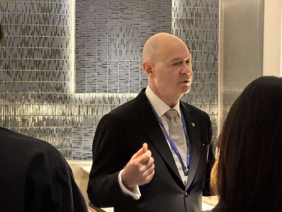 ▲ 데이비드 페이시 대한항공 기내식기판 및 라운지 부문 부사장 ⓒ이보현 기자