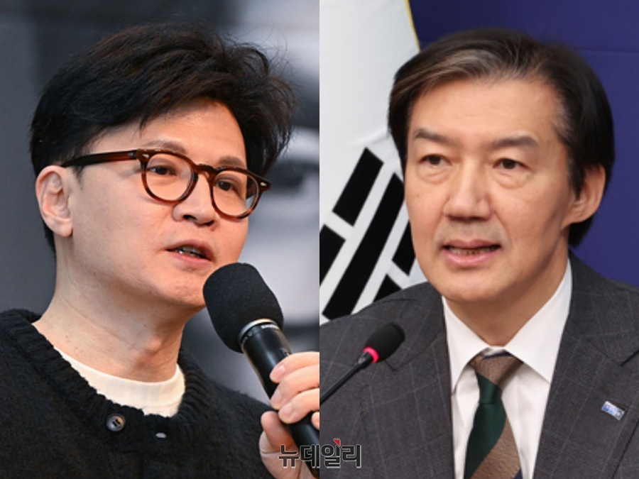 ▲ 한동훈(왼쪽) 전 국민의힘 대표와 조국 조국혁신당 대표. ⓒ뉴데일리 DB