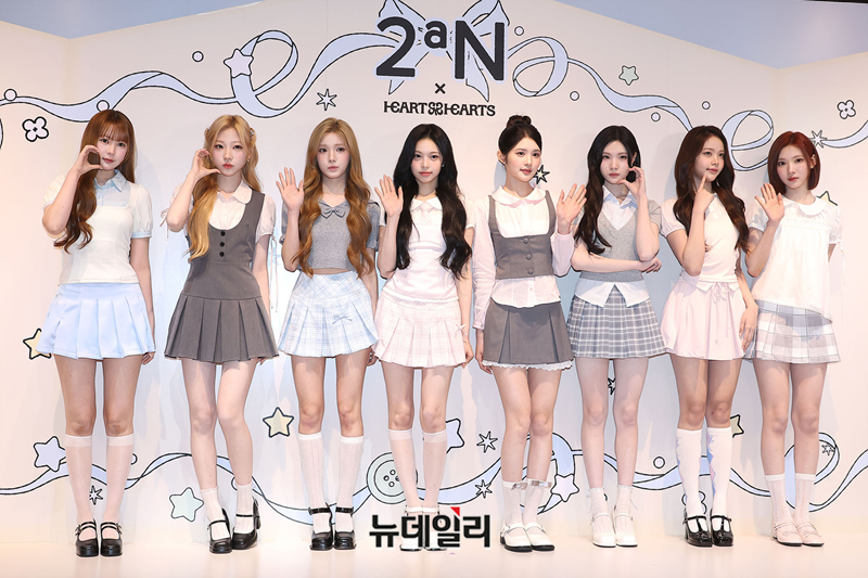 [영상] 하츠투하츠 등장에 성수동 들썩