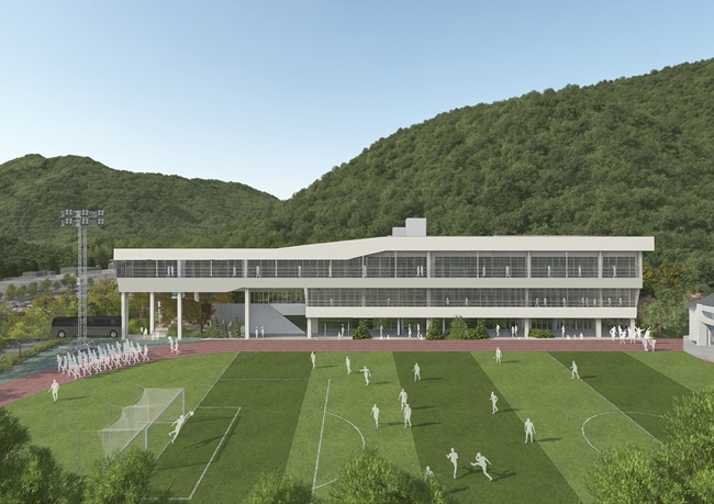 ▲ 태백 休 전지훈련센터 조감도. ⓒ태백시