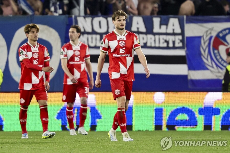 ▲ 이재성이 결장한 마인츠가 UEFA 콘퍼런스리그 4강 진출에 실패했다.ⓒ연합뉴스 제공