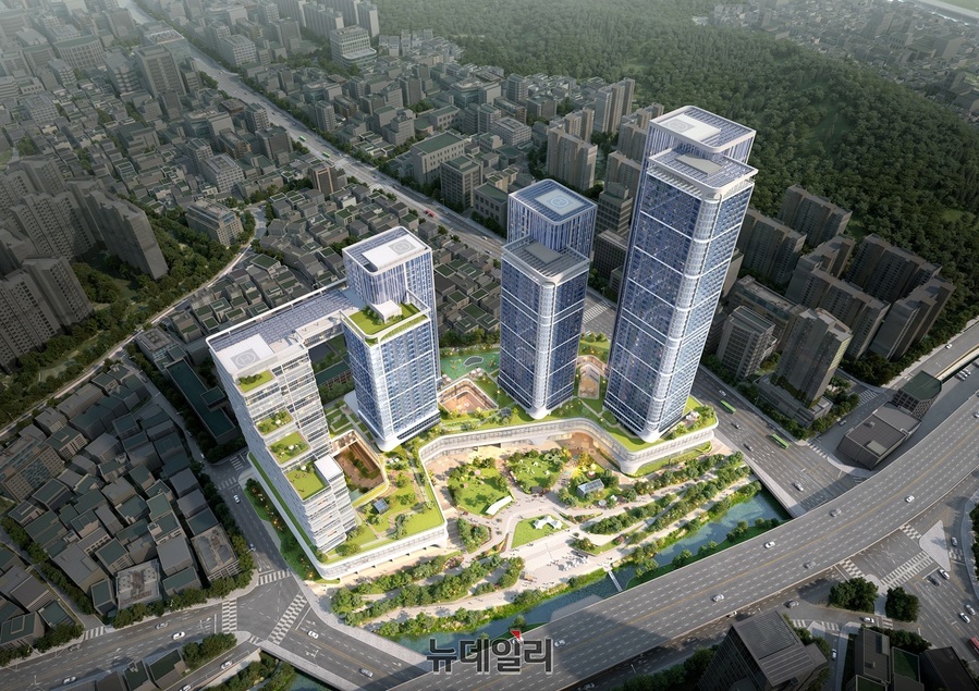 ▲ 홍제역 역세권 활성화사업 조감도 ⓒ서울시