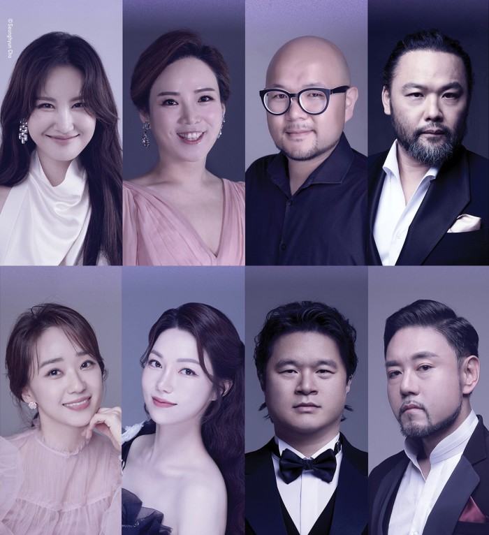 ▲ 세종 썸머 페스티벌 '광화문에서 만나는 아리아' 출연진.ⓒ세종문화회관