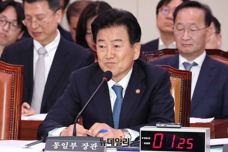 ▲ 정동영 통일부 장관. ⓒ이종현 기자