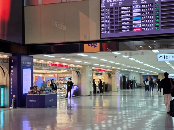 ▲ 15일 김포공항 국제선 전경ⓒ최신혜 기자