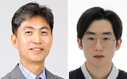 ▲ 물리학과 손정인 교수(왼쪽)와 이건범 석박통합과정생(제1저자).ⓒ동국대