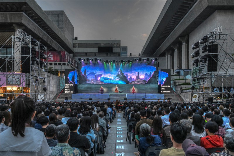 ▲ 2025년 야외오페라 '마술피리' 공연 사진.ⓒ세종문화회관