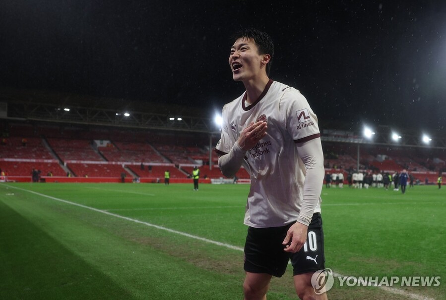 ▲ 덴마크 미트윌란의 조규성이 리그 우승 경쟁을 이어가고 있다.ⓒ연합뉴스 제공