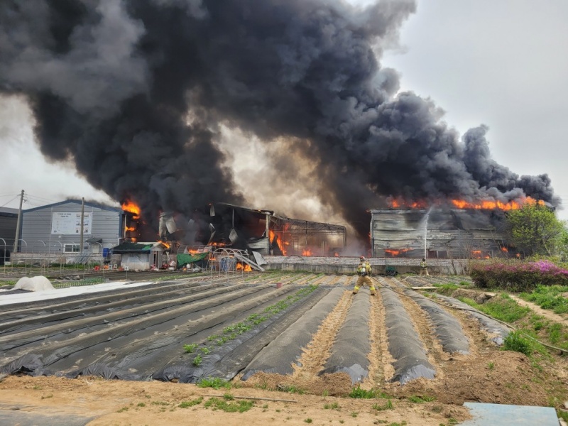 ▲ 화재 현장. ⓒ뉴시스