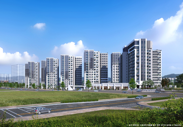 ▲ 래미안 엘라비네 투시도. ⓒ삼성물산 건설부문