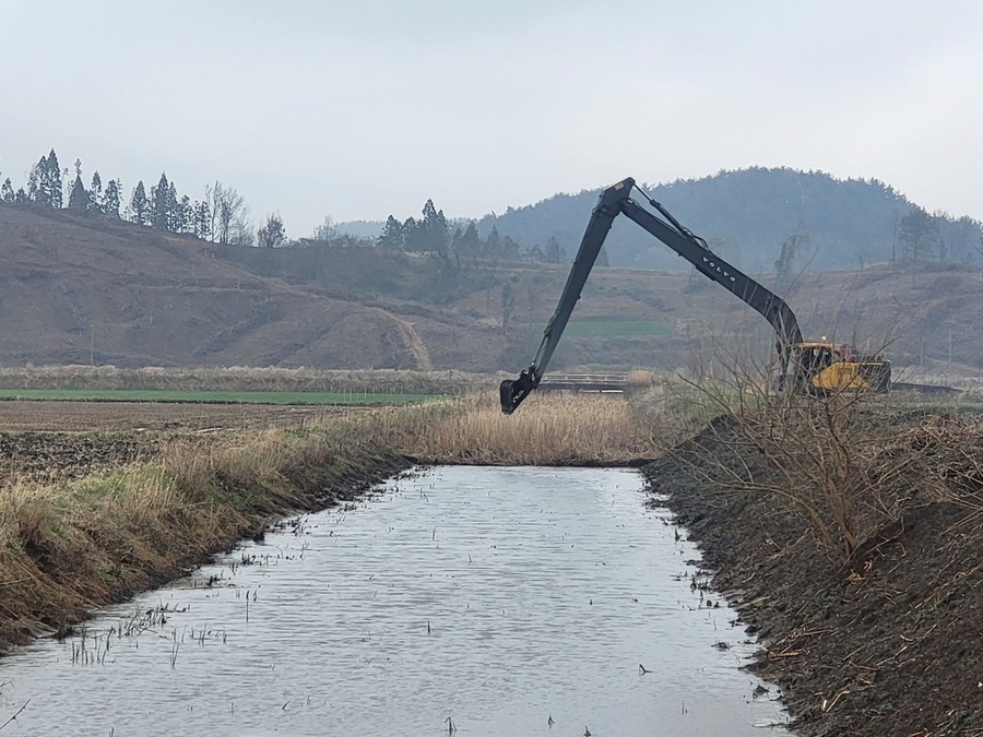 ▲ 배수장 설치 현장ⓒ한국농어촌공사 전남지역본부 제공