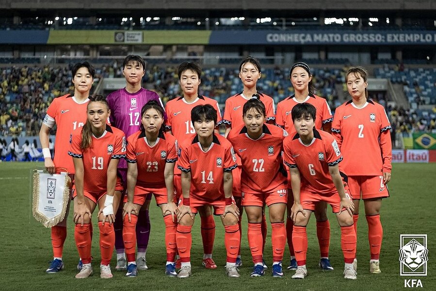 ▲ 한국 여자축구가 FIFA 랭킹 19위에 이름을 올렸다.ⓒ대한축구협회 제공