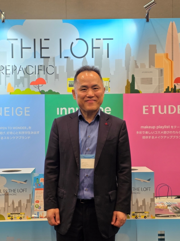 ▲ 18일 일본 도쿄 시부야에서 열린 ‘서울 인 더 로프트 바이 아모레퍼시픽’ 현장에서 나정균 아모레퍼시픽 일본법인장이 뉴데일리와 단독 인터뷰를 진행했다. ⓒ최신혜 기자