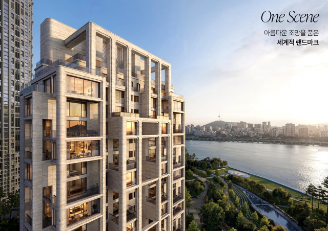 ▲ 압구정3구역에 제안한 랜드마크 설계안. ⓒ현대건설