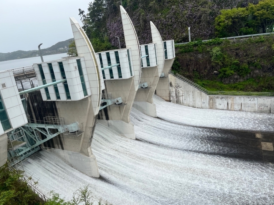 ▲ 22일 나주호에서 전남 대표 통수식 거행, 본격적인 농업용수 공급 시작ⓒ한국농어촌공사 전남지역본부 제공